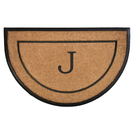 Calloway Mills Monogram Door Mat, Black, Natural, 30 in W x 48 in L 106573048J